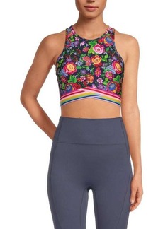 Johnny Was Bee Active Floral Crop Top