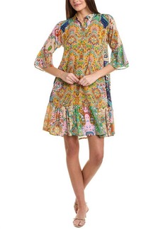 Johnny Was Braemar Eleon Long Sleeves Dress In Multi