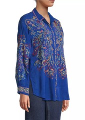 Johnny Was Cachemire Embroidered Tunic