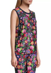 Johnny Was Cantero Floral Muscle Tank