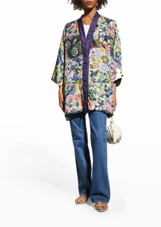 Johnny Was Chelsea Yena Floral-Print Kimono