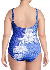Johnny Was Clio Floral One-Piece Swimsuit