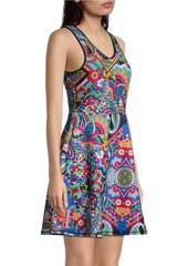 Johnny Was Demarne Fit & Flare Tennis Dress