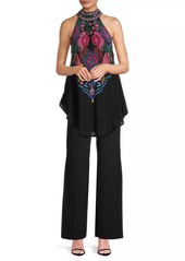 Johnny Was Devi Silk Halter Blouse