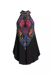 Johnny Was Devi Silk Halter Blouse