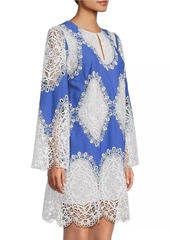 Johnny Was Elandra Cotton & Lace Shift Dress