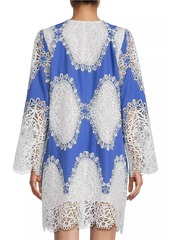 Johnny Was Elandra Cotton & Lace Shift Dress