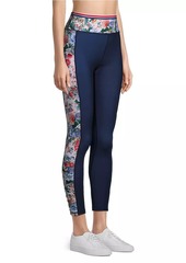 Johnny Was Elsa Floral High-Waist Leggings