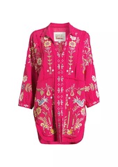 Johnny Was Felicity Embroidered Cotton Tunic