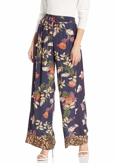 Johnny Was For Love and Liberty Women's Floral Printed Pants  XS