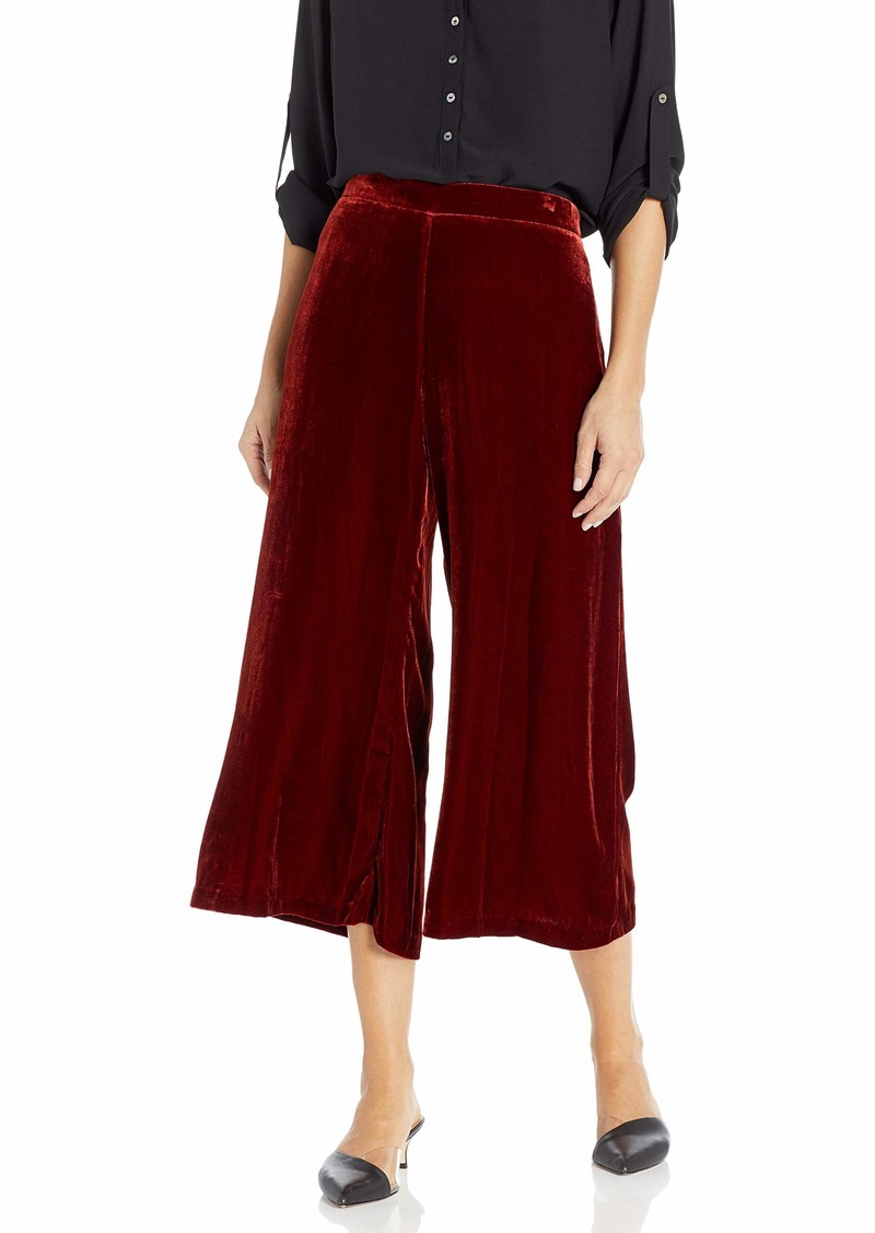 Johnny Was For Love and Liberty Women's Velvet Cropped Pants  M