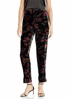 Johnny Was For Love and Liberty Women's Velvet Printed Pants  L