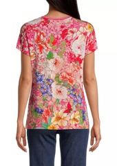Johnny Was Frame Relaxed Dolman-Sleeve T-Shirt