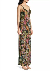 Johnny Was Gigianna Silk-Blend Maxi Slipdress