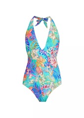 Johnny Was Helena Floral One-Piece Swimsuit