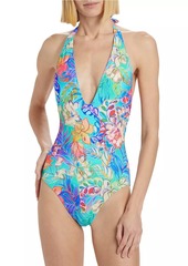Johnny Was Helena Floral One-Piece Swimsuit
