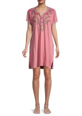 Johnny Was Hulda Easy Embroidery Tunic Dress
