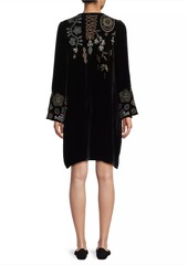 Johnny Was Jenai Embroidered Minidress