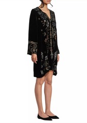 Johnny Was Jenai Embroidered Minidress