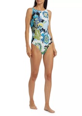 Johnny Was Jenn Tie Back One-Piece Swim Suit