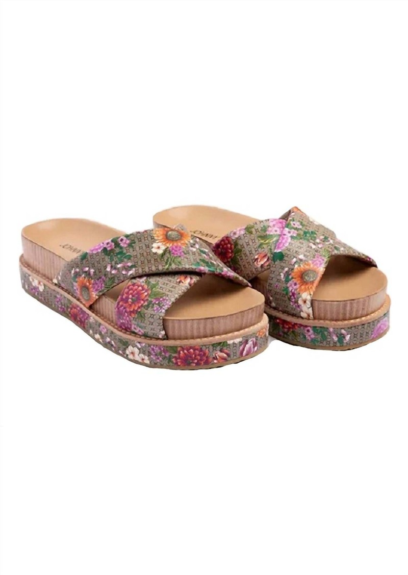 Johnny Was Jenna X Band Sandal In Multi