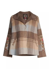 Johnny Was Joanna Embroidered Wool-Blend Jacket
