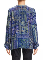 Johnny Was Joasie Burnout Tunic Blouse