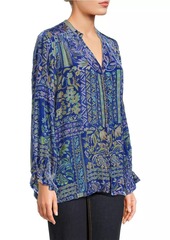 Johnny Was Joasie Burnout Tunic Blouse