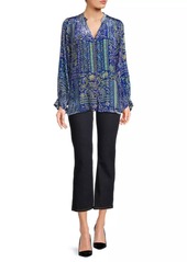 Johnny Was Joasie Burnout Tunic Blouse