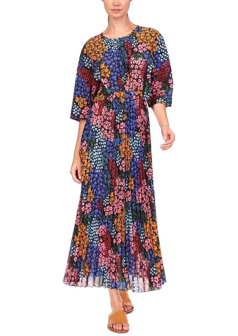 Johnny Was Astrid Pleated Tea Length Dress