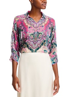 Johnny Was Marlow Paisley Blouse