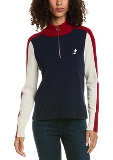 Johnny Was Ski Quarter Zip Wool & Cashmere-Blend Pullover