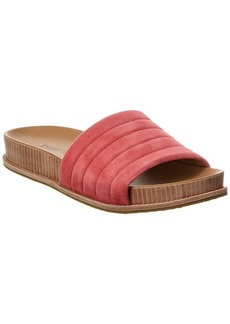 Johnny Was Solid Stitch Suede Sandal