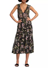 Johnny Was Libbi Tiered Midi-Dress