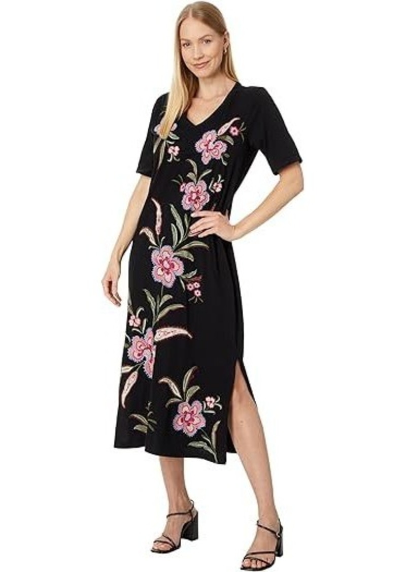 Johnny Was Libbi Trapunto T-Shirt Dress