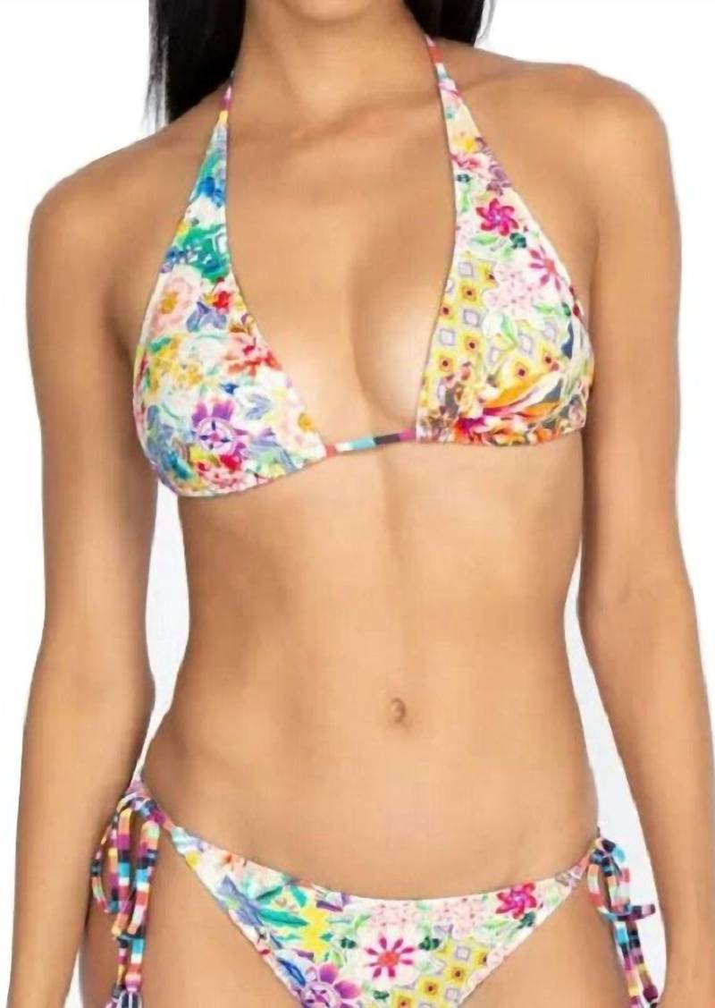 Johnny Was Locita String Bikini Top In Multi