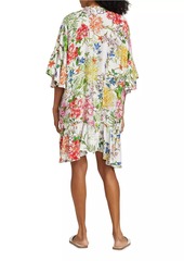 Johnny Was Metalli Giorno Ruffle Robe