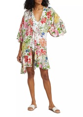 Johnny Was Metalli Giorno Ruffle Robe