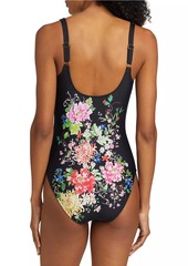 Johnny Was Metalli Notte One-Piece Swimsuit