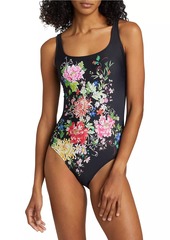 Johnny Was Metalli Notte One-Piece Swimsuit