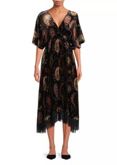 Johnny Was Nash Paisley Midi-Dress