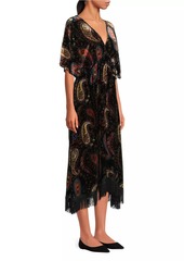 Johnny Was Nash Paisley Midi-Dress