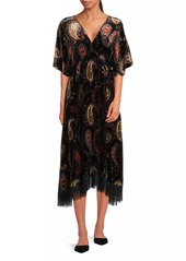 Johnny Was Nash Paisley Midi-Dress