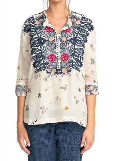 Johnny Was Nostra Silk Blouse In Multi A