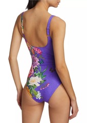 Johnny Was Orchid Goza One-Piece Swimsuit