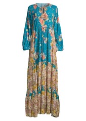 Johnny Was Penelope Floral Tunic Maxi Dress