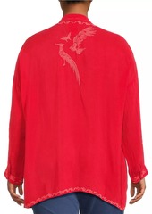 Johnny Was Plus Noah Embroidered Tunic