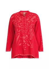 Johnny Was Plus Noah Embroidered Tunic