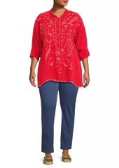 Johnny Was Plus Noah Embroidered Tunic