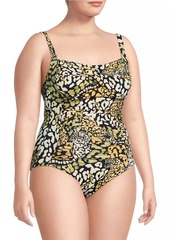 Johnny Was Plus Size Afeni One-Piece Swimsuit